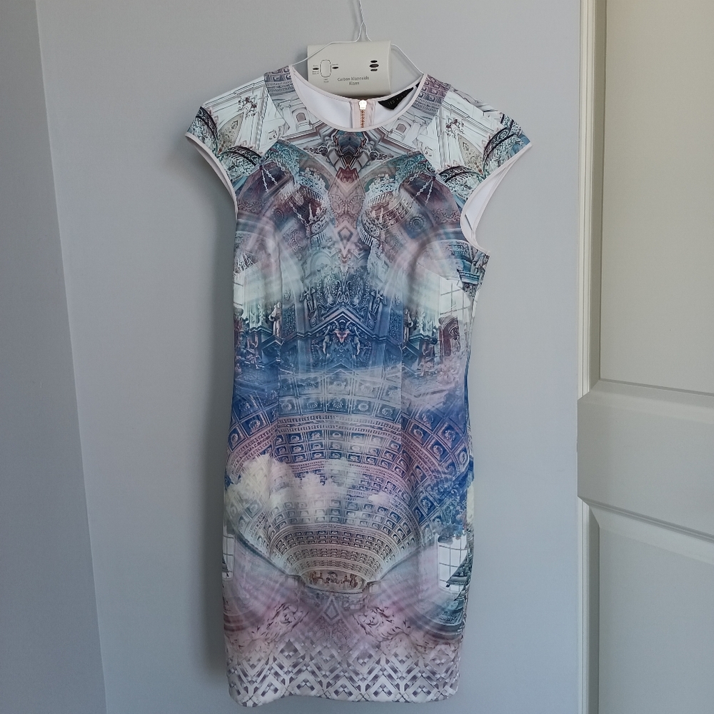 Ted Baker Multicolor Patterned Dress - Picture 6 of 10